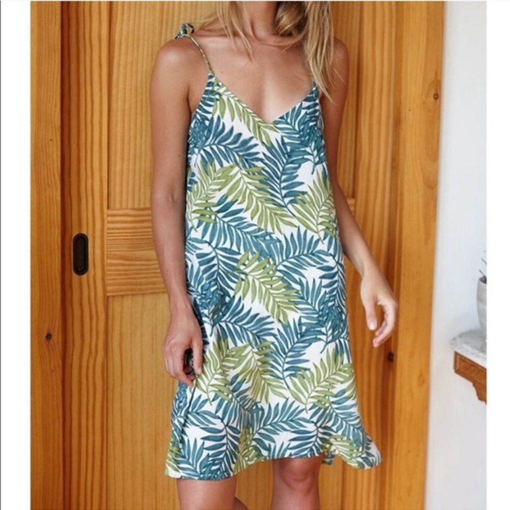 Emerson Fry Palm Print Dress